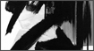 Paintings - Black & White Abstract B